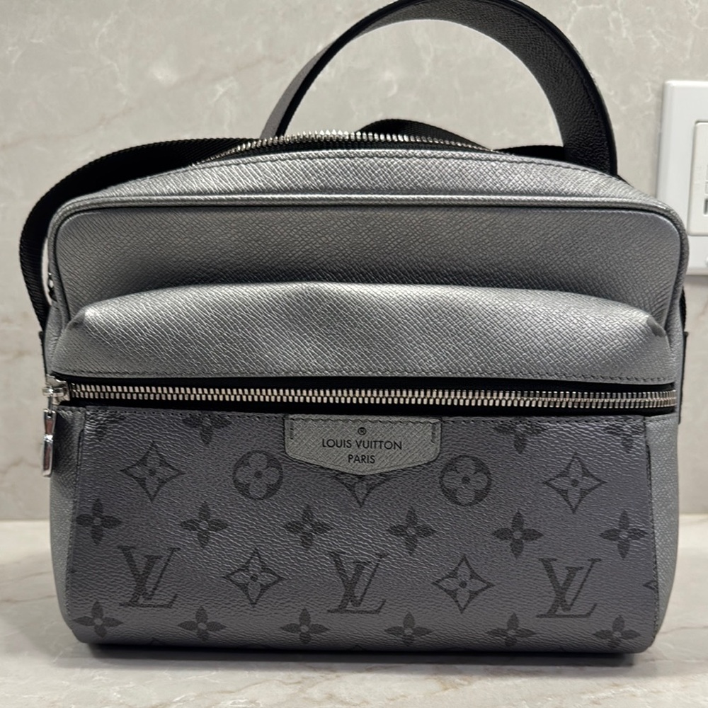 Louis Vuitton Gray Monogram Crossbody Bag